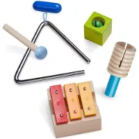 Haba 305922, Musikalisches Spielzeug, Metallophon, Dreieck, 2 Jahr(e), 650 g, Mehrfarbig