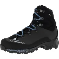 La Sportiva Aequilibrium Trek Woman GTX wasserdichte, leichte und stabile Damen Bergschuhe mit griffiger Laufsohle | Hikingschuhe Carbon/Limestone EU 42