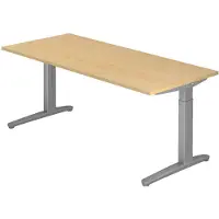 Hjh OFFICE PRO XTRA XB 19 SS - Ahorn 180 x 80 höhenverstellbar