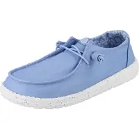 HEY DUDE Wendy Stretch Canvas Damen Slipper blau Textil - Größe: 40