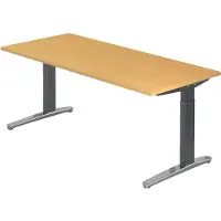 Hjh OFFICE PRO XTRA XB 19 GC - Buche 180 x 80 höhenverstellbar