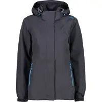 CMP Woman Jacket Zip Hood With Ventilation antracite (U423) 46