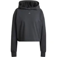 Adidas Damen-Sweatshirt mit Kapuze und Hinterlüftung Power