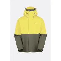 Rab Downpour Jacket pollen/army (PAR) S