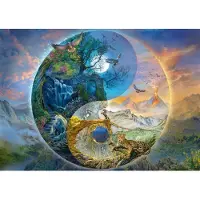 Sonstige Verlage Schmidt Spiele 58596 Silvia Christoph Yin & Yang Puzzle, 1.000 Teile, 1000 Stück(e), Flora & Fauna, 12 Jahr(e)