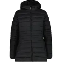CMP Damen lange Kapuzenjacke mit Reißverschluss Sorona Aura