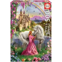 Sonstige Verlage Educa Puzzle. Fairy and Unicorn 500 Teile