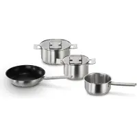 Bosch HEZ9SE040 Kochgeschirrset 4-teilig Antihafteigenschaft Edelstahl