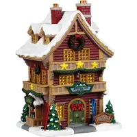 Lemax Mountain View Hotel, inkl. Adapter 44338, 100 mA (weiß) Weihnachtsbaumschmuck (wit)