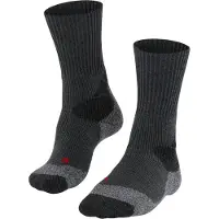 Falke Socken "TK-X Expedition", Damen, Gr. 41-42, grau (asphalt meliert (3180)), Obermaterial: 34% Polyacryl PAN. 29% Polypropylen PP. 27% Wolle WO. 9% Polyamid PA. 1% Elasthan EL., Socken Socken