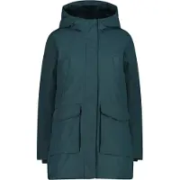 CMP Damen Winterjacke Padded Parka FIX Hood Grün 44