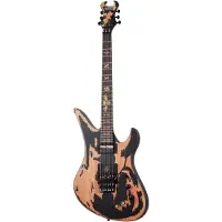 Schecter Synyster Gates Custom S Distressed Satin Black