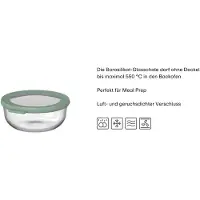 Mepal - Glasbehälter mit deckel Cirqula - 3000 ml - Nordic sage