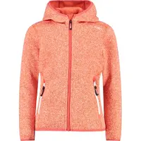 CMP Kid G Jacket Fix Hood Campari-Bianco 176