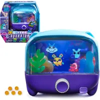 Bitzee Aquarium, interaktives digitales Haustier und sensorisches Spielzeug, Schreibtisch-Gadget mit 3D-Kugeln zum Füttern, 30 Tiere sammeln, Geschenk ab 5 Jahren, Junge/Mädchen, 5 Jahr(e)
