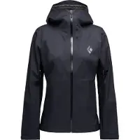 Black Diamond Fineline Stretch Shell Jacke Schwarz M Damen Schwarz M