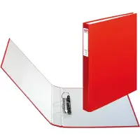 Herlitz Ringbuch, DIN A4, 2-Bügel-Reissmechanik, rot Rückenbreite: 37 mm, Füllhöhe: 18 mm, eckige Mechanik