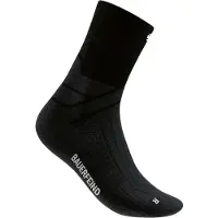 Bauerfeind Sports Sportsocken BAUERFEIND "RUN PERFORMANCE MID CUT SOCKS", Herren, Gr. 42-45, Sockengröße, schwarz, Obermaterial: 90% Polyamid, 10% Elasthan, Socken Sportsocken, mit Ventilation Knit Technologie