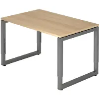 Hjh OFFICE PRO REGO 12 G - 120 x 80 höhenverstellbar Eiche/Graphit