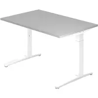 Hjh OFFICE PRO XTRA XB 12 WW - Grau 120 x 80 höhenverstellbar