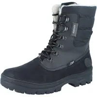 Rieker Herren Schnürstiefel schwarz Kunstleder/Textil - Größe: 43