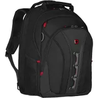 Wenger Laptop Rucksack Legacy, 21 l, für Laptops bis 16", Laptopfach, Organizer, L 250 x B 350 x H 450 mm, 80% Polyester, 20% Nylon, schwarz/grau