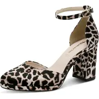Tamaris Damen Pumps offen mit Fesselriemen und Blockabsatz 1-22463-45, Größe:40 EU, Farbe:Mehrfarbig