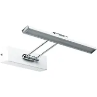 Paulmann LED Bilderleuchte "Beam 2700K, 230V", weiß (weiß, chromfarben), 1, H: 4,6cm, 1 Stk., Leuchten, LED Bilderleuchte
