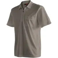 Maier Sports Poloshirt "Arwin 2.0", Herren, Gr. S, braun (schlamm), 100% Polyester, Rundhals, Shirts Poloshirt, Herren Polo kurzarm, leichtes Shirt, Funktionsshirt mit Kragen Reg Fit