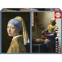 Educa Borras Puzzle Jan Vermeer 2 x 1000 Teile