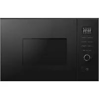 Midea Einbaumikrowelle 20 Liter MEHK38KIX, Rahmenlos, Schwarz matte