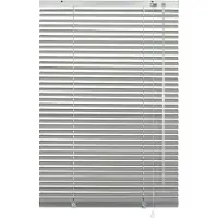 Gardinia Jalousie "Aluminium-Jalousie 25 mm" Gr. 4, silber (silberfarben), B:100cm H:130cm, Jalousien, Jalousie, Jalousiebänder farblich passend