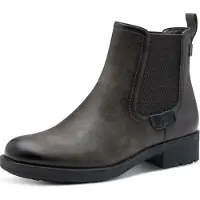 Tamaris Damen Stiefelette ohne Verschluss mit elastischen Einsatz 1-25378-45, Größe:37 EU, Farbe:Grau