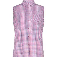 CMP Ärmellose Damen-karierte Bluse