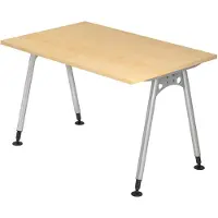 Hjh OFFICE PRO ATOS 12 S - Ahorn 120 x 80 höhenverstellbar
