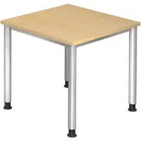 Hammerbacher Schreibtisch HS08, 80 x 80 cm