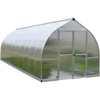 Palram Aluminium Gewächshaus Bella 820 Silber 613x244x219 cm