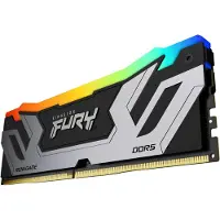Kingston Technology FURY 24GB 8400MT/s DDR5 CL40 CUDIMM Renegade RGB Silver XMP, 24 GB, 1 x 24 GB, DDR5, 288-pin DIMM