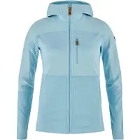 Fjällräven - Leichte Kapuzenfleecejacke - Abisko Trail Fleece W Breeze Blue für Damen - Größe S - Blau
