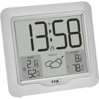 TFA-Dostmann 35.1164.02, Weiß, Innen-Hygrometer, Innen-Thermometer, Außen-Hygrometer, Außen-Thermometer, Hygrometer, Regenfall, Thermometer, Barometer, Hygrometer, Thermometer, Kunststoff, 10 - 99%
