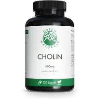 Green Naturals Cholin 600 mg hochdosiert Kapseln vegan