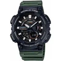 Casio Aeq-110w-3a 52.2mm 10atm Quartz Analogue/digital Uhr