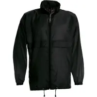 B&C JU800 | Jacket Sirocco / Uni - Farbe: Black - Größe: 3XL