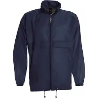 B&C JU800 | Jacket Sirocco / Uni - Farbe: Navy - Größe: L