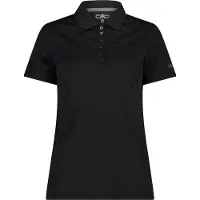 CMP Damen Polo Shirt aus Piqué mit Dry Function schwarz 36
