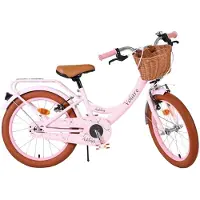 Volare Ashley Kinderfahrrad - Mädchen - 18 Zoll - Rosa - Zwei Handbremsen