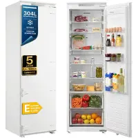 Heinner HF-BIM304NFINVE++, 304 l, No-Frost-System, 35 dB, E, Weiß