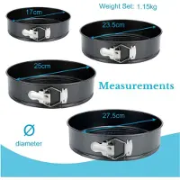Intirilife 4-teilige Springformen-Set