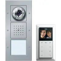 Gira 049545 Video-Paket 1TN alu Einfamilienhaus Paket Video