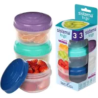 Sistema To Go, Box, Rund, 0,13 l, Gemischte Farben, Neuseeland, 77 mm